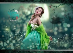 Hot Girl Ny Saki tung ảnh đẹp, mừng game online Vân Trung Ca chính thức ra mắt