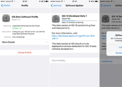 iOS 10 beta đã cho tải về, hỗ trợ từ iPhone 5