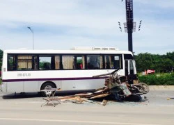 Lái xe ba gác và xe máy bị đâm nguy kịch vì đi ngược chiều