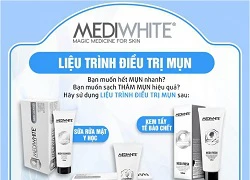 Liệu trình giúp sạch mụn hết thâm 80% sau 3 tuần với Medi White