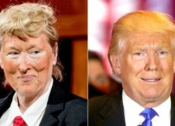 Người phụ nữ vàng Hollywood hoá thân Donald Trump