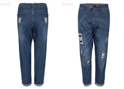 Quần jean nữ Jessie Ex wash thêu 94/5009 SID43488