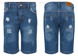 Quần short jean nam phối rách phong cách SID42728