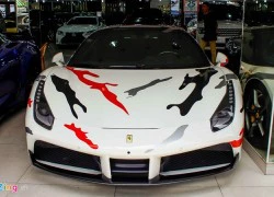 Siêu xe Ferrari 488 phong cách quân đội ở Sài Gòn