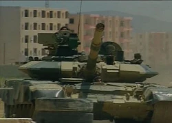 Tăng T-90 Algeria bất ngờ có lá chắn Shtora-1