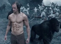 Thót tim xem Tarzan đối đầu bầy vượn khổng lồ trong "The Legend of Tarzan"