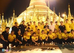 Tuyển thủ Việt Nam hào hứng thăm chùa vàng Shwedagon