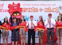 Vietjet khai trương đường bay Hà Nội - Tuy Hòa