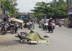 Xe tải cán qua người, nam thanh niên tử vong tại chỗ