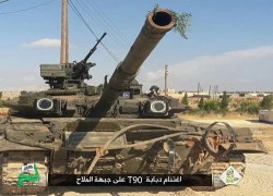 Xe tăng T-90 bị phiến quân tóm gọn ở Syria