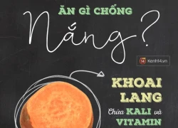 5 thực phẩm cần tăng cường để da không bắt nắng