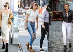 6 kiểu giày không bao giờ lỗi mốt trong tủ đồ của Gigi Hadid