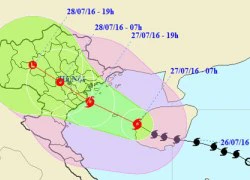 Bão Mirinae hướng vào đồng bằng Bắc Bộ