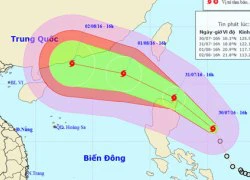 Bão Nida gần biển Đông