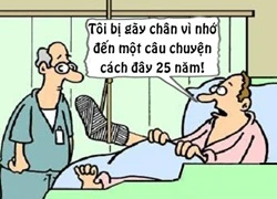 Bệnh nhân gãy chân vì quá chậm hiểu