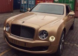 Bentley Mulsanne Speed Mulliner màu vàng hồng độc nhất VN