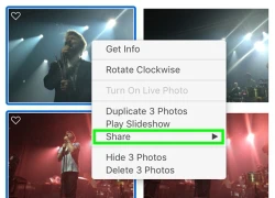 Cách chia sẻ hình ảnh lên Facebook, Twitter qua Apple Photos