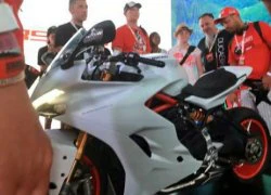 Ducati Supersport mới rò rỉ hình ảnh làm phái mạnh tò mò