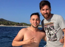 Fan cuồng Messi bơi cả cây số để gặp thần tượng