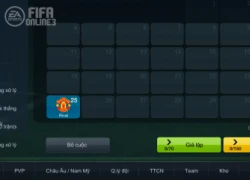 FIFA Online 3: Một tuần được sử dụng hơn 1000 mô phỏng, game thủ sẽ cày cấp dễ dàng hơn?