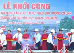 Hà Nội xây cầu vượt thép nút giao đường Cổ Linh - Vĩnh Tuy