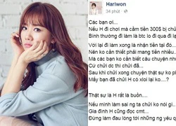 Hari Won bức xúc khi bị mọi người 'chửi' vì đem ít tiền đi lưu diễn