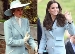 Hình ảnh giống nhau của công nương Diana và Kate Middleton