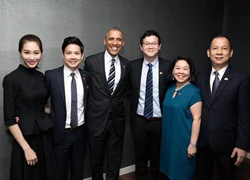 Hoa hậu Thu Thảo cảm ơn bạn trai vì cơ hội diện kiến Tổng thống Obama