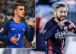 Lee Nguyễn 'nhái' kiểu ăn mừng của Griezmann