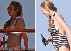 Lindsay Lohan lộ bụng to giữa tin đồn mang thai