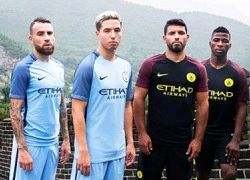 Man City khoe áo đấu sân khách trên Vạn Lý Trường Thành