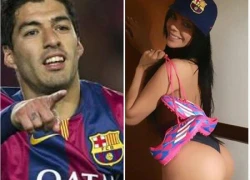 Miss BumBum chuyển sang tán tỉnh Luis Suarez