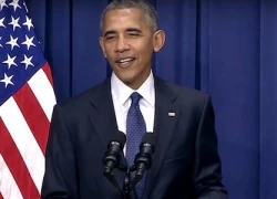 Obama nói đùa trong họp báo về vụ xả súng ở Munich