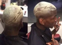 Paul Pogba lại &#8216;tỏa sáng&#8217; bằng kiểu tóc mới