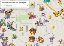 Pokemon GO: Xuất hiện bản đồ hiển thị tọa độ của từng loại Pokemon