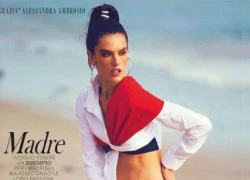 Sau hai lần sinh nở, Alessandra Ambrosio vẫn quá sexy