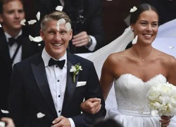 Schweinsteiger và Ivanovic làm đám cưới lần thứ 2 trong 2 ngày