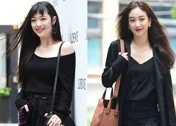 Sulli khoe vai trắng nõn nà, đọ sắc bên nữ diễn viên "Nàng Kim Sam Soon"