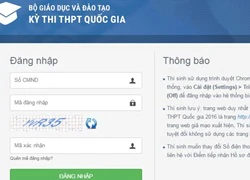 Xuất hiện trang web giả mạo kỳ thi THPT quốc gia