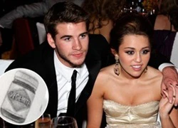 Yêu nhau say đắm, Miley xăm cả... món ăn yêu thích của Liam lên người