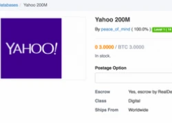 200 triệu tài khoản người dùng Yahoo! bị tin tặc rao bán