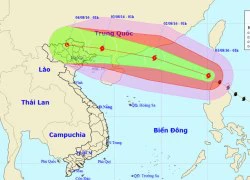 Bão số 2 - bão Nida tiếp tục mạnh lên cấp 13-14