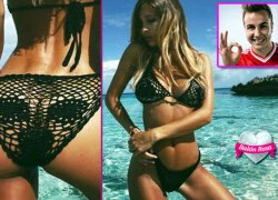 Bồ Gotze thiêu đốt ánh nhìn bằng bikini xuyên thấu