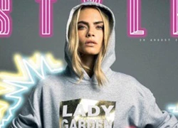 Cara Delevingne bán nude phần dưới, che "vùng kín" bằng bông hoa để chống ung thư