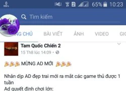 [Chuyện như đùa] Một game mobile tổ chức event với lý do... admin đẹp trai!