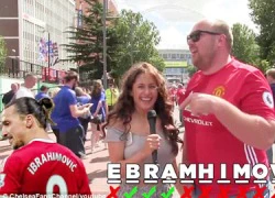 Fan M.U không biết đánh vần tên... Ibrahimovic