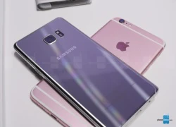 Galaxy Note 7 đọ dáng iPhone 6s Plus