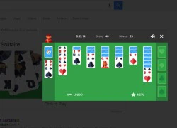 Google cho chơi trò đánh bài Solitaire và cờ ca-rô trên công cụ tìm kiếm