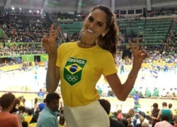 Izabel Goulart khoe thân hình cực bốc lửa trong lễ bế mạc Olympic