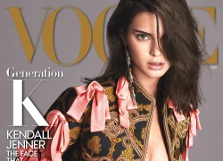 Kendall Jenner diện mốt ngực trần trên Vogue